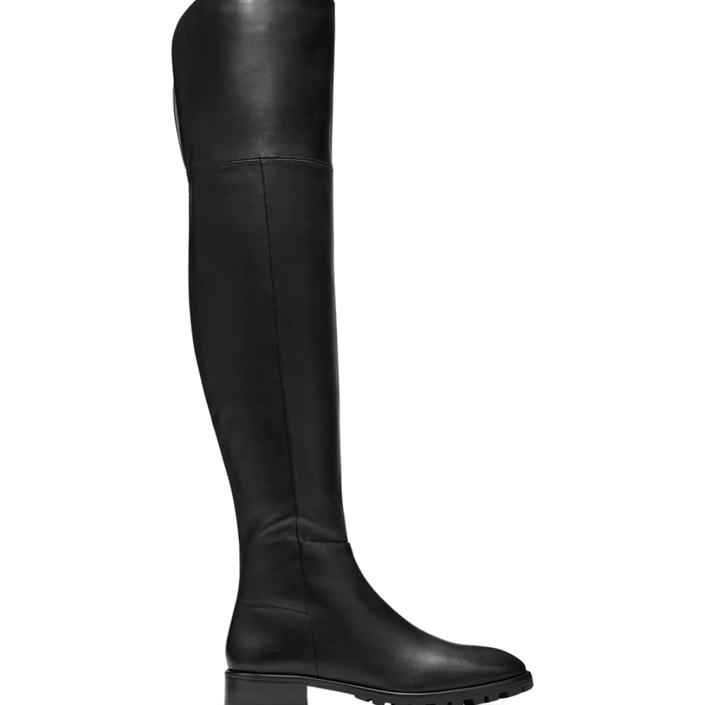 💫HOST PICK💫 Stuart Weitzman Amber Boot Black Nappa Leather 6.5 - Picture 2 of 10